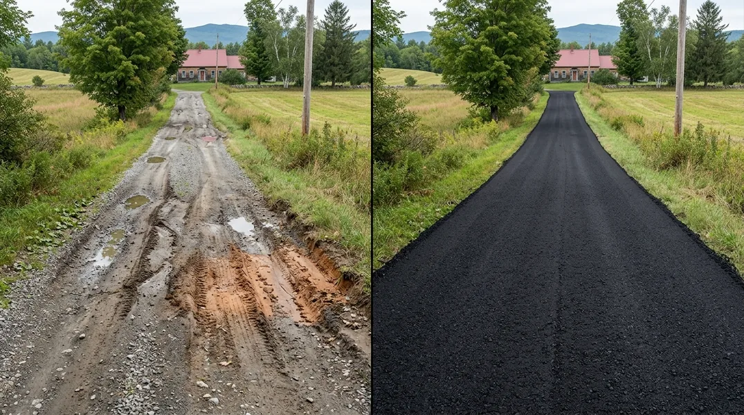 Recycled Asphalt Millings: The Budget Driveway for Vermont Hill Roads